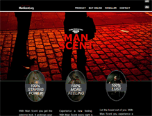Tablet Screenshot of manscent.org